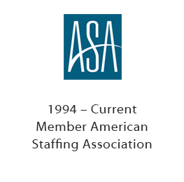 1994 - Current Member American Staffing Association